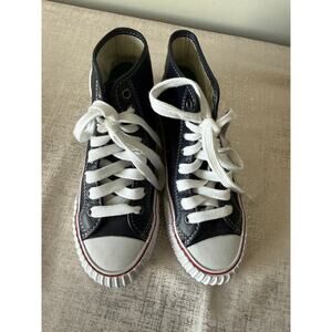 PF Flyers Center Hi high-top sneakers in navy leather